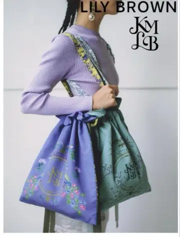미사용 새상품 케이타 마루야마 릴리 브라운 콜라보 토트백