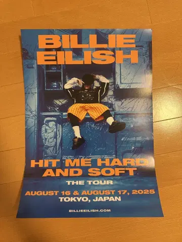 Billie Eilish 투어 포스터 2025년