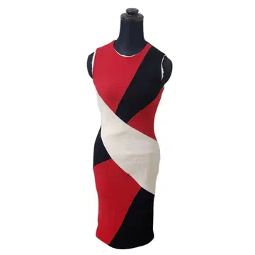 FAUSTO PUGLISI 슬리브리스 원피스 이탈리아제 울