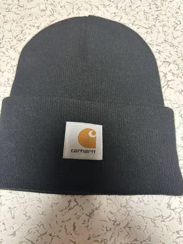 Carhartt 블랙 니트 모자