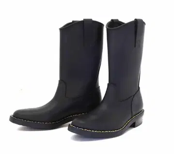 카도야 K'S LEATHER 바이크용 부츠 KA-WESTERN 블랙