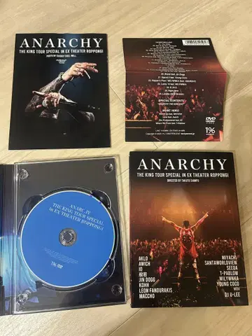 ANARCHY THE KING TOUR SPECIAL DVD