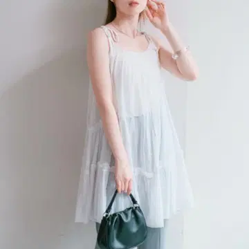 카스타네 인도면 티어드 튜닉