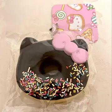 새상품 산리오 헬로키티 카페 한정판 도넛 키링 2