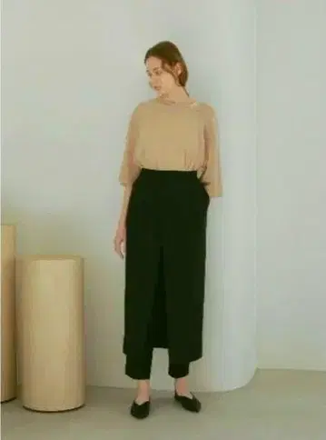 MANOF 마노프 스커트 레이어드 팬츠