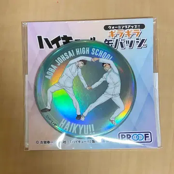 하이큐!! 길길이 캔뱃지 오이카와 토오루 이와이즈미 하지메