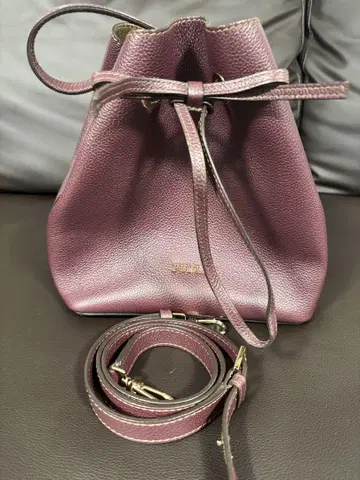 [ 새상품급 ] FURLA 코스탄자 복조리 2way 숄더백 보르도
