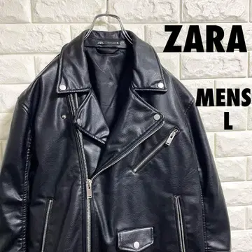 ZARA 자라 가죽 자켓 라이더 자켓 인조 가죽 L 사이즈