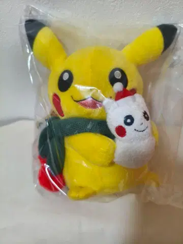 포켓몬 센터 봉제 인형 피카츄 크리스마스 2008