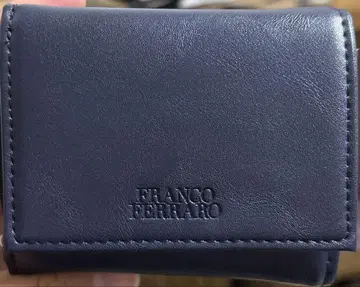 FRANCO FERRARO 3단 폴더형 지갑 네이비