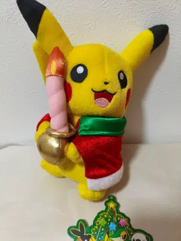포켓몬 센터 봉제 인형 크리스마스 2010 피카츄