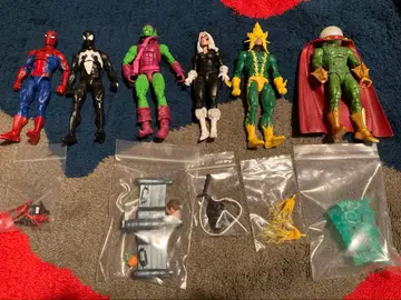 마블 레전드 레트로 패키지 스파이더맨 9체 모음