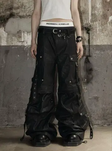 Rosen Kreuz 2WAYLONGBELTFLARECARGOPANTS