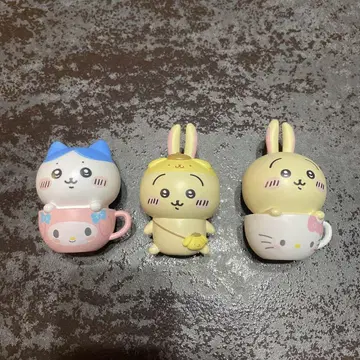 치이카와(먼작귀) 산리오 콜라보 시크릿 마스코트 피규어 3개 세트