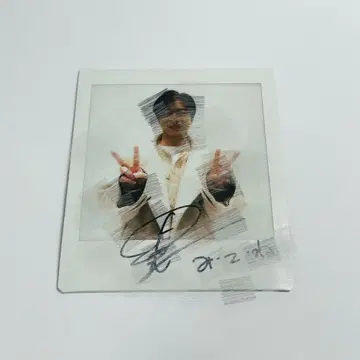 다나카 케이 친필 사인 폴라로이드