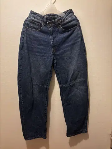 와이드 커브 데님 팬츠 JEANASIS small