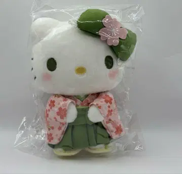 산리오 키티 말차 기모노 봉제 인형 마스코트 스트랩