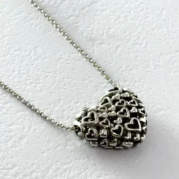GEORG JENSEN 하트 바이 하트 실버 목걸이 925S