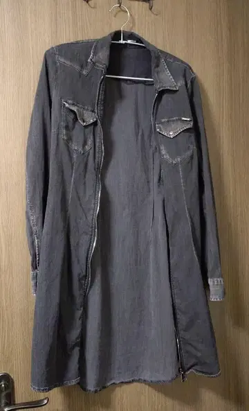 GAS 다크 그레이 데님 자켓 S
