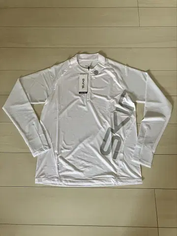SKINS 하프 지퍼 롱 슬리브 티셔츠 M 새상품 택