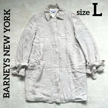 BARNEYS NEW YORK 바니스뉴욕 미들 트위드 코트