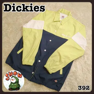 Dickies 디키즈 블루종 자켓 2톤 옐로우 그린 네이비 S