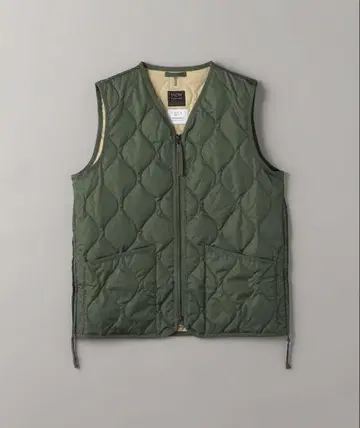 TAION MIL W-ZIP V NECK DOWN VEST