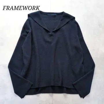 FRAMeWORK 엑스트라 파인 메리노울 세일러 풀오버