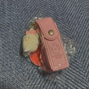 동글동글 눈망울 생굴 립 케이스 빨간색