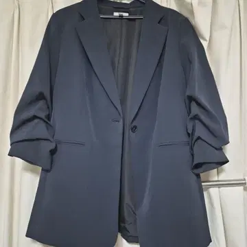 H&M 테일러드 자켓 팬츠 셋업 네이비