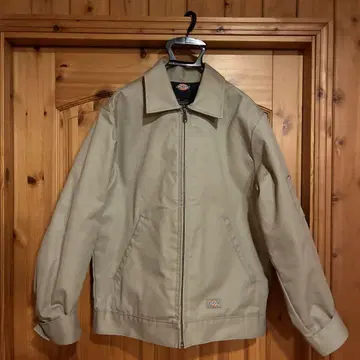 Dickies 베이지 집업 자켓