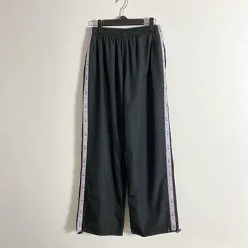 00s Piko 피코 새상품급 나일론 팬츠 사이드 디자인 드로 코드 블랙