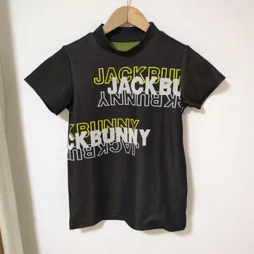 새상품급 Jack Bunny!! 로고 자카드 반팔 모크넥 사이즈 0