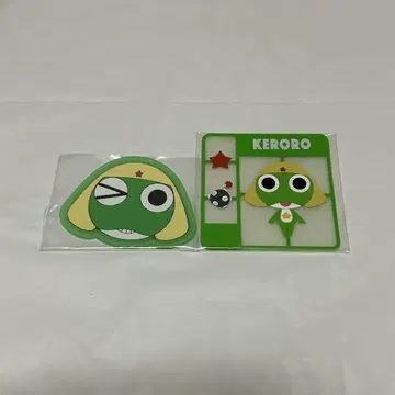개구리 중사 케로로 러버 코스터 세트