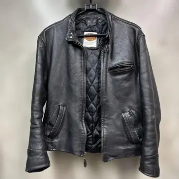 할리데이비슨 가죽 자켓 싱글 80s 당시물