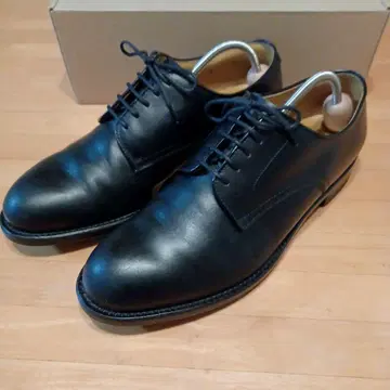 [ 극상 ] 리걸 플레인토 블랙 가죽 26.0cm