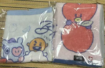 bt21 타월 2장 세트2