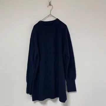 [ 새상품급 ] 로트레아몽 네이비 긴팔 니트 네이비 울 캐시미어
