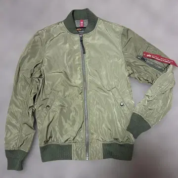 알파 MA-1 플라이트 자켓 카키 M 남성용