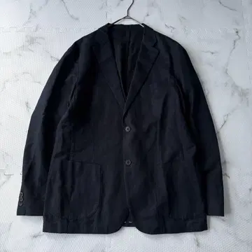 새상품급 유니클로 UNIQLO 테일러드 자켓 네이비 린넨 XL