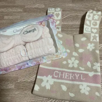 Cheryl 핑크 헤어밴드 플리스, 백 2개