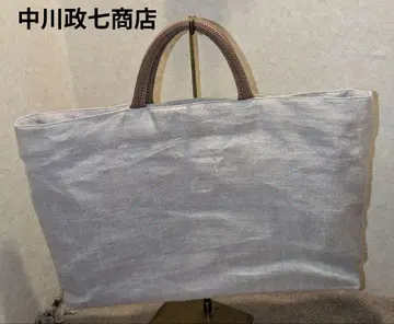 나카가와 마사시치 상점 린넨 사나다 끈 토트백