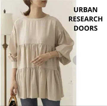 URBAN RESEARCH DOORS 티어드 튜닉 블라우스