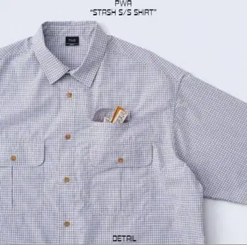 PWA STASH S/S 셔츠 화이트