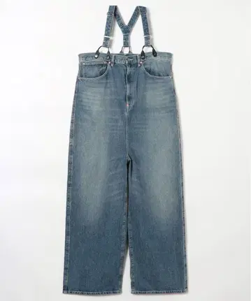 5Pockets Suspender Pants - Denim