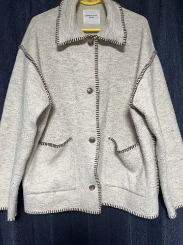 FREAKS STORE 담요 스티치 니트 자켓