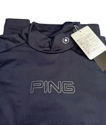 새상품 L 사이즈 PING 긴팔 하이넥 셔츠 블랙