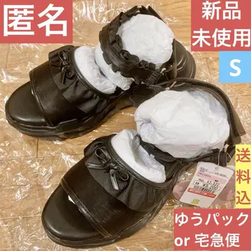 m petit 시마미사 아오키 미사코 샌들 블랙 S 사이즈