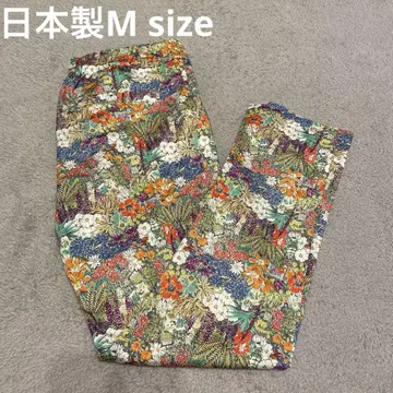 일본제 리버티 꽃무늬 스트레치 팬츠 M size