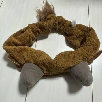 동물 귀가 달린 타월 원단 헤어밴드